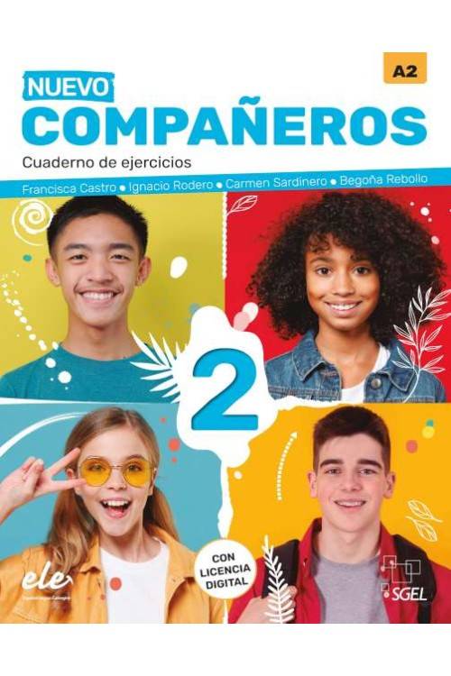 Nuevo Companeros 2 A2 Ejercicios + Licencia Digital (pratybos)
